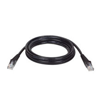 TRIPP-LITE, CAT5e, 350MHz, SNAGLESS, MOLDED CABLE, RJ45 M/M, BLACK, 7FT