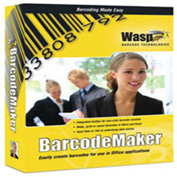 WASP, BARCODE MAKER (1 USER LICENSE)
