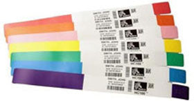 ZEBRA, CONSUMABLES, HC100 Z-BAND DIRECT POLYPROPYLENE WRISTBAND CARTRIDGE, DIRECT THERMAL, 0.75" X 11", PERFORATED, 200 WRISTBANDS PER CARTRIDGE, 6 CARTRIDGES PER CASE, PRICED PER CASE
