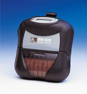 ZEBRA AIT, RW 420 PRINT STATION, DEX, BLUETOOTH, MC55/MC65 VERSION